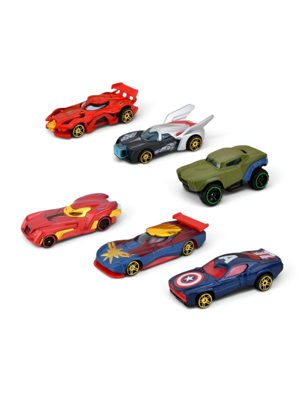 Avengers Metal Toy Cars Set of 6 TV4415.