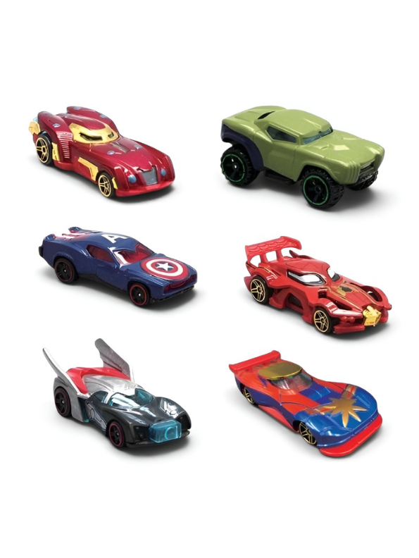 Avengers Metal Toy Cars Set of 6 TV4415.
