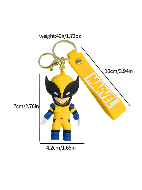 Marvel Wolverine Keychain – Fun & Durable Cartoon Keychain NOVHBC-1881210.