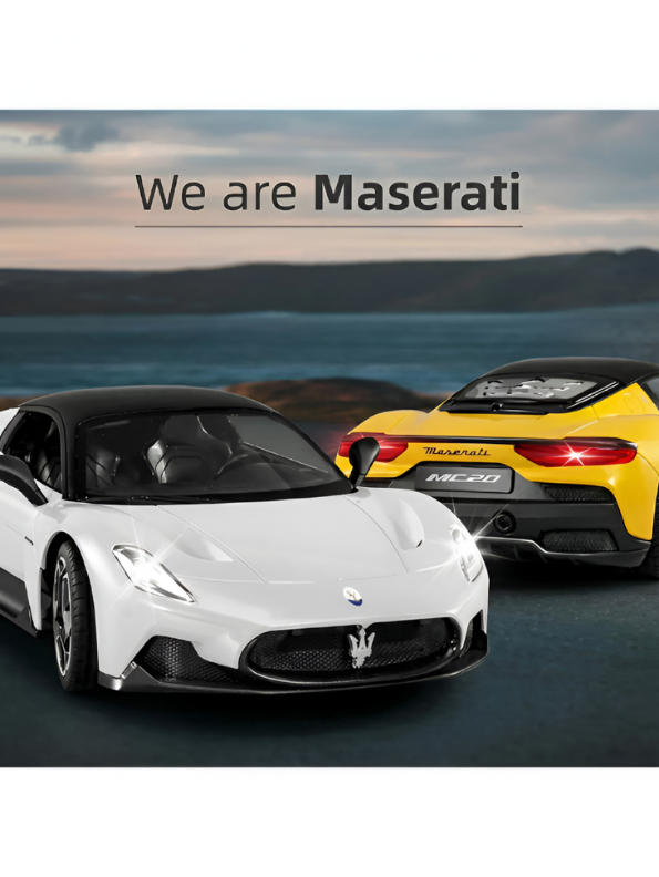 Maserati MC20 Remote Control Car Silver MD625.