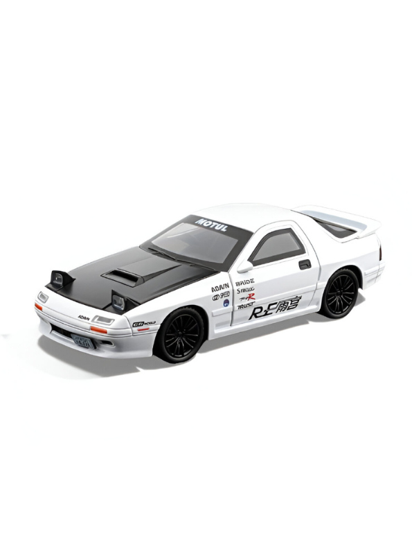 Mazda RX-7 Alloy Diecast Model Car 1:32 Scale Collectible Toy Vehicle White LMI15612.
