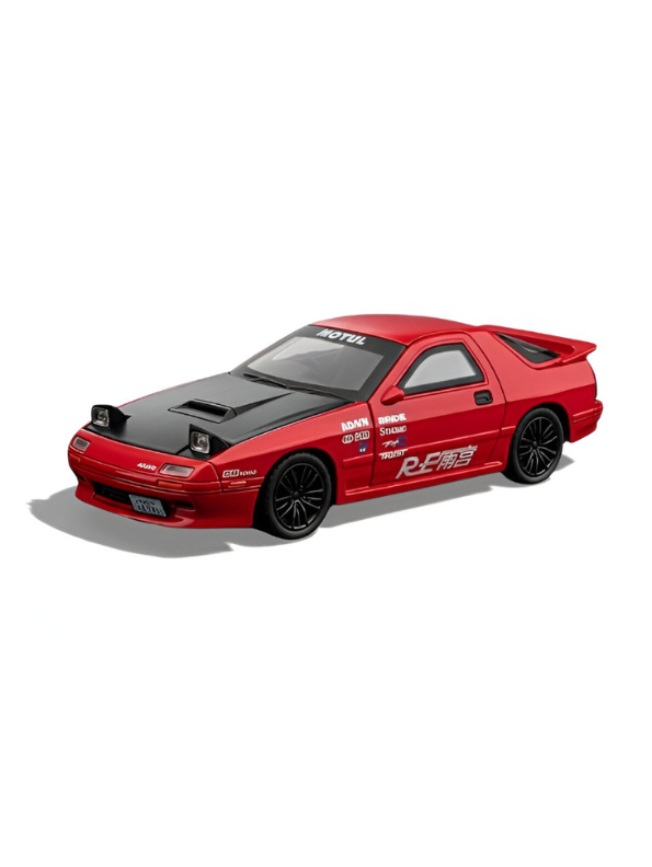 Mazda RX-7 Alloy Diecast Model Car 1:32 Scale Collectible Toy Vehicle Red LMI15612.