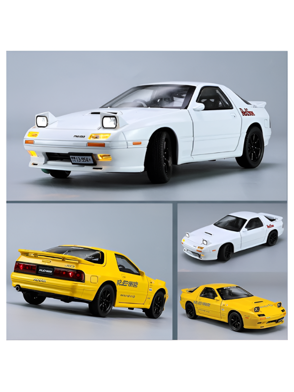 Mazda RX-7 FC3S Diecast Model Car 1:24 Scale Collectible Metal Car TV6217.
