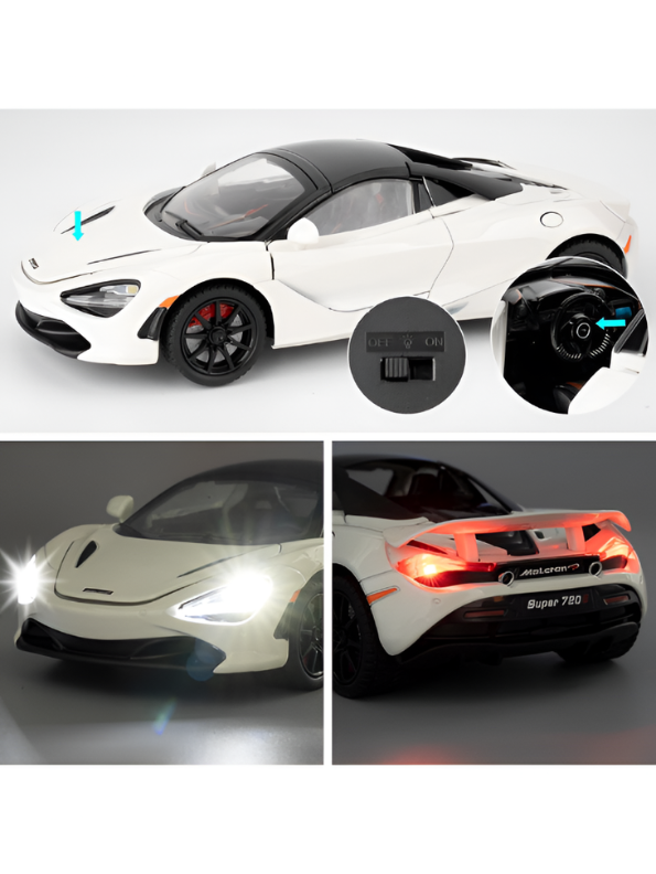 McLaren 720S Metal Model Diecast Car 1:32 Scale LMI15391.