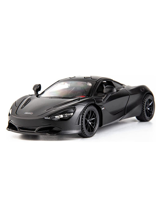 McLaren 720s Metal Model Diecast Car - Black Scale 1:32 (T-M-15) - Toyloft