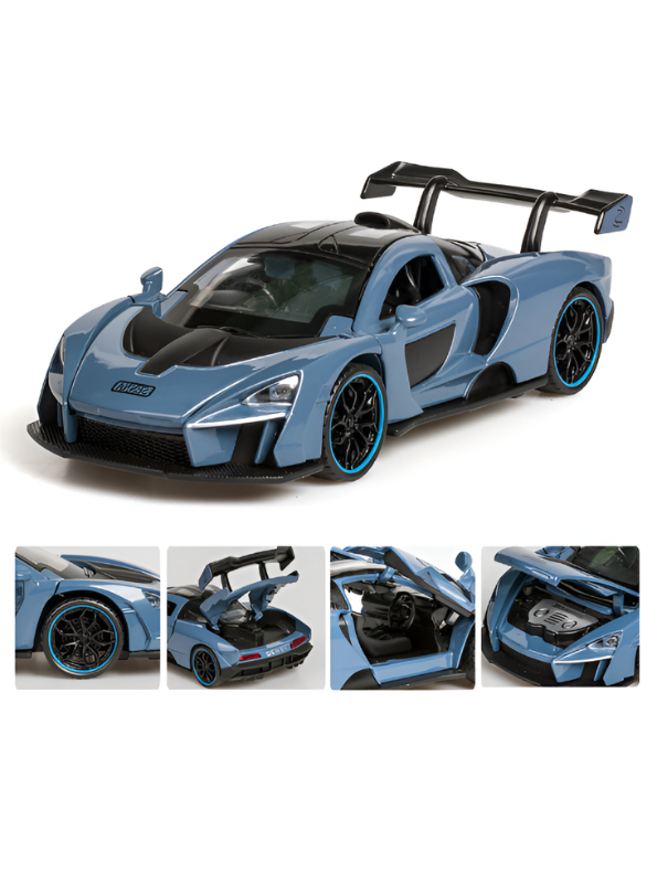 McLaren Senna Diecast Metal Car 1:32 Scale Alloy Model Supercar LMI16112.