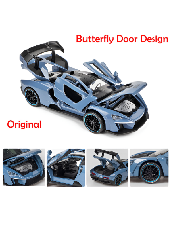 McLaren Senna Diecast Metal Car 1:32 Scale Alloy Model Supercar LMI16112.