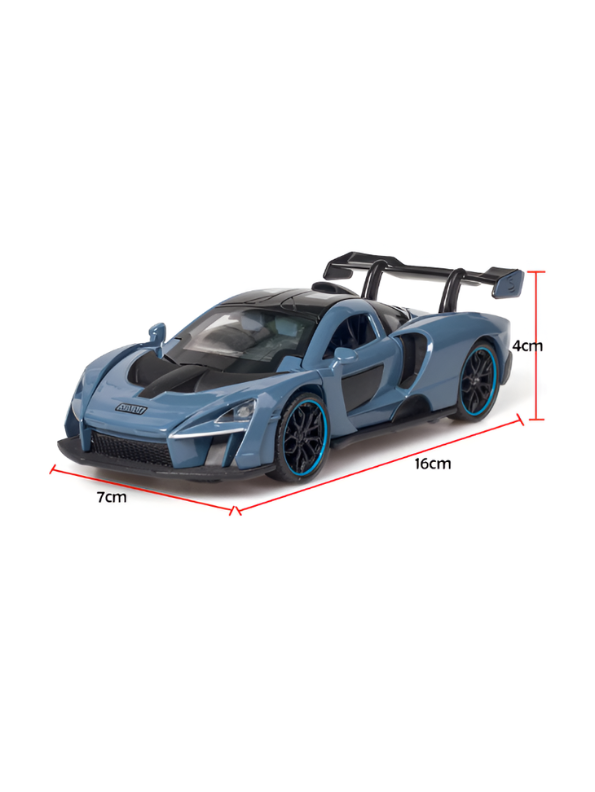 McLaren Senna Diecast Metal Car 1:32 Scale Alloy Model Supercar LMI16112.
