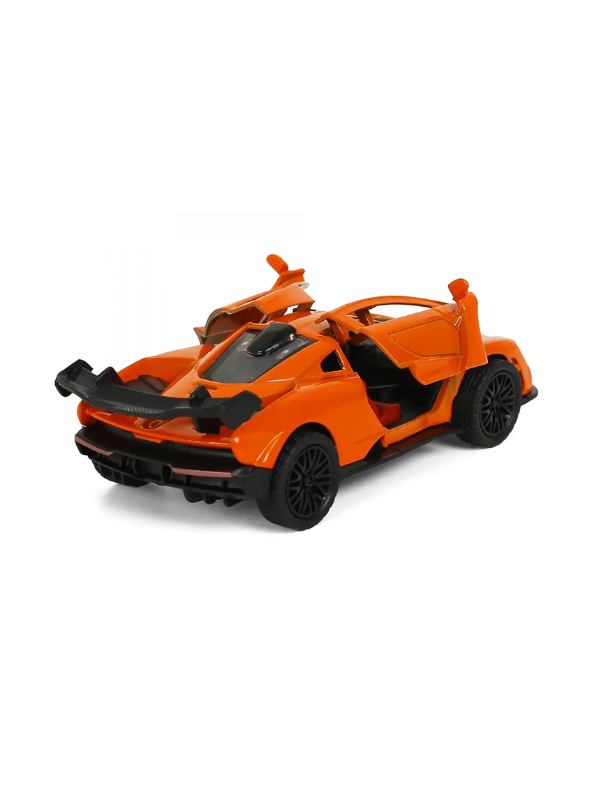 McLaren Senna Diecast Metal Car 1:32 Scale Alloy Model Supercar Orange LMI16112.