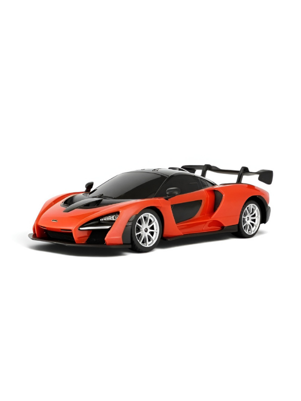 McLaren Senna Diecast Model Car | Orange 1:32 Scale Alloy Diecast Car with Acrylic Display Box MD564