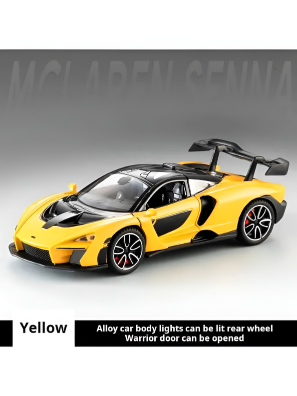 McLaren Senna Diecast Model Car | 1:32 Scale Alloy Diecast Car with Acrylic Display Box MD564