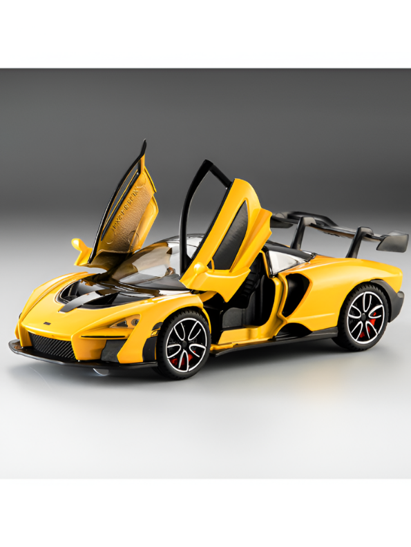McLaren Senna Diecast Model Car | 1:32 Scale Alloy Diecast Car with Acrylic Display Box MD564