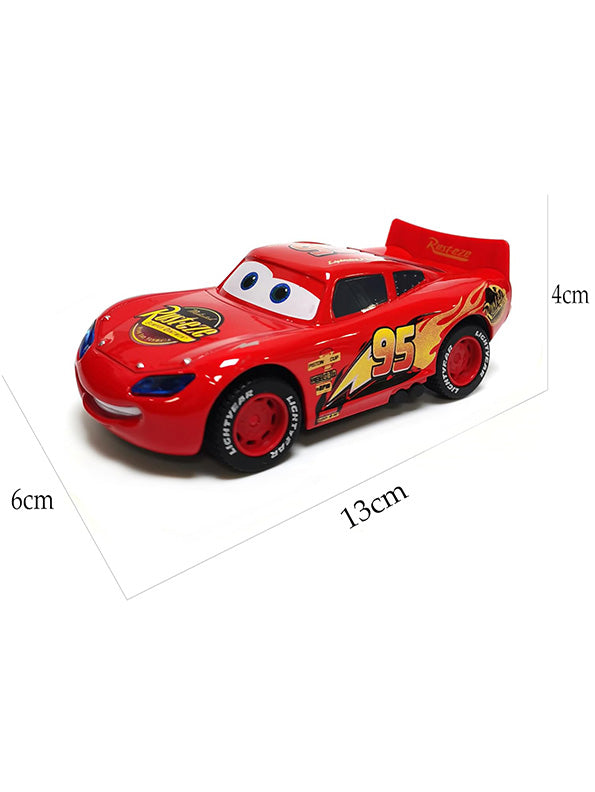 Lightning McQueen Racing Cars Anime Metal Car Toy Red (T-M-16
