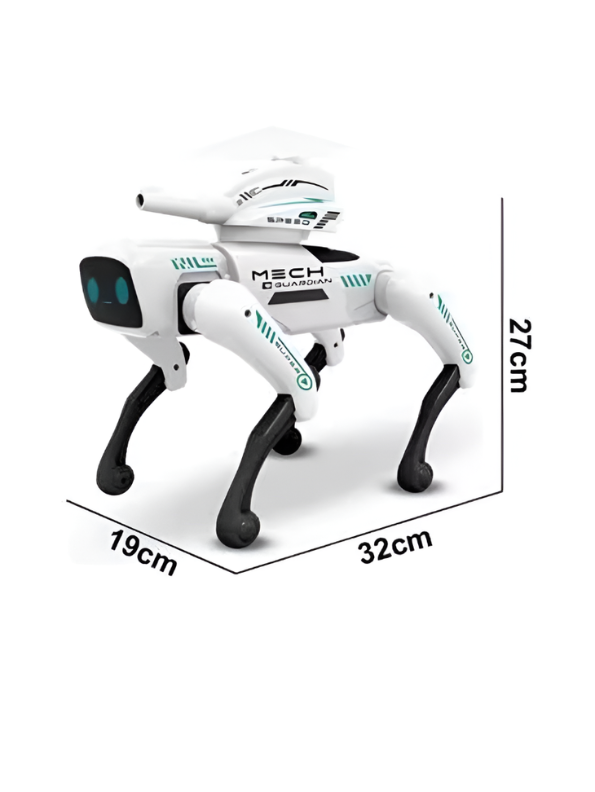 Mech Guardian AI Robot Dog with App & Remote Control, Smart Robotic Pet with LED Lights, Voice Control & STEM Learning TV5617.