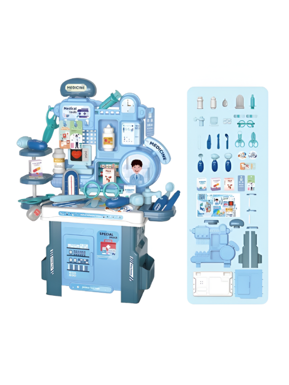 Medical Station Playset for Kids with 42 Accessories | Pretend Play Doctor Kit MD560