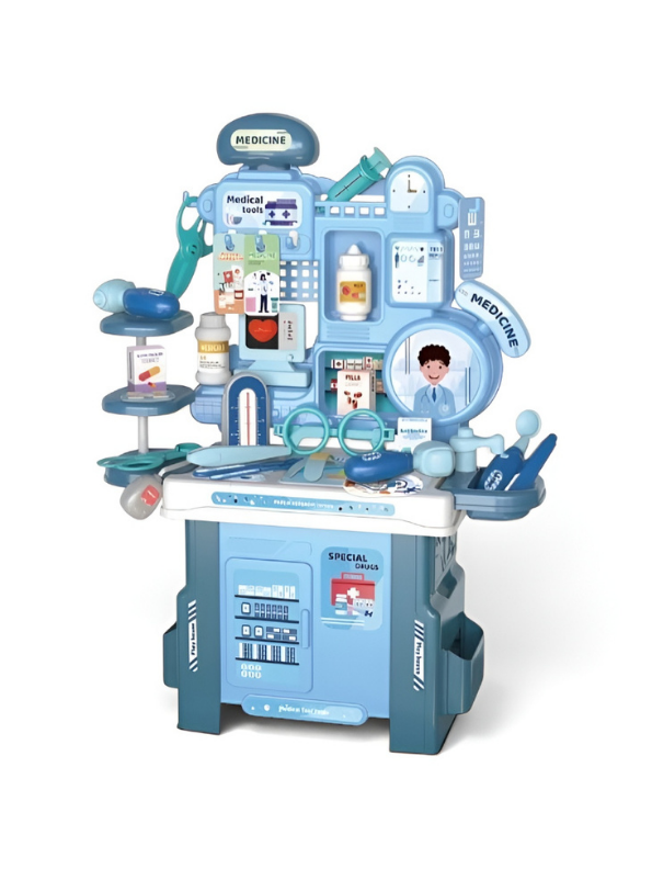 Medical Station Playset for Kids with 42 Accessories | Pretend Play Doctor Kit MD560