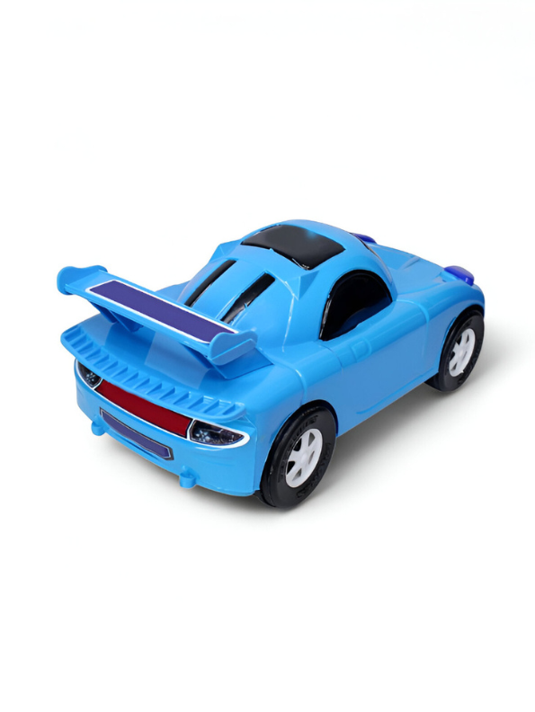 Blue - Mega Car – Pullback Toy for Kids, Big Size, Durable & Fast Action for kids.