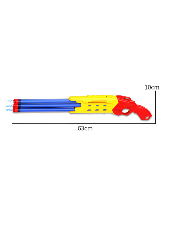 MegaShot – High-Pressure Long Distance Water Gun | Pump Action Holi Pichkari for Outdoor Games Blue LMI14422.