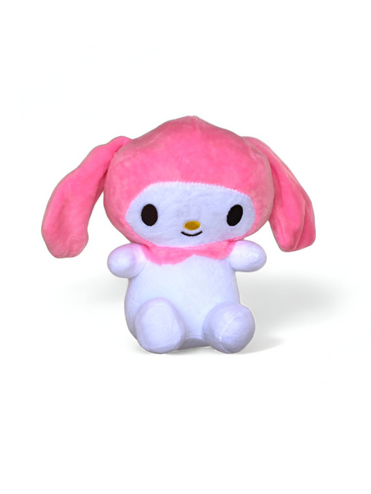 Melody Plush Doll 7-inch Sanrio Character Pink Bunny Stuffed Toy LMI12010.