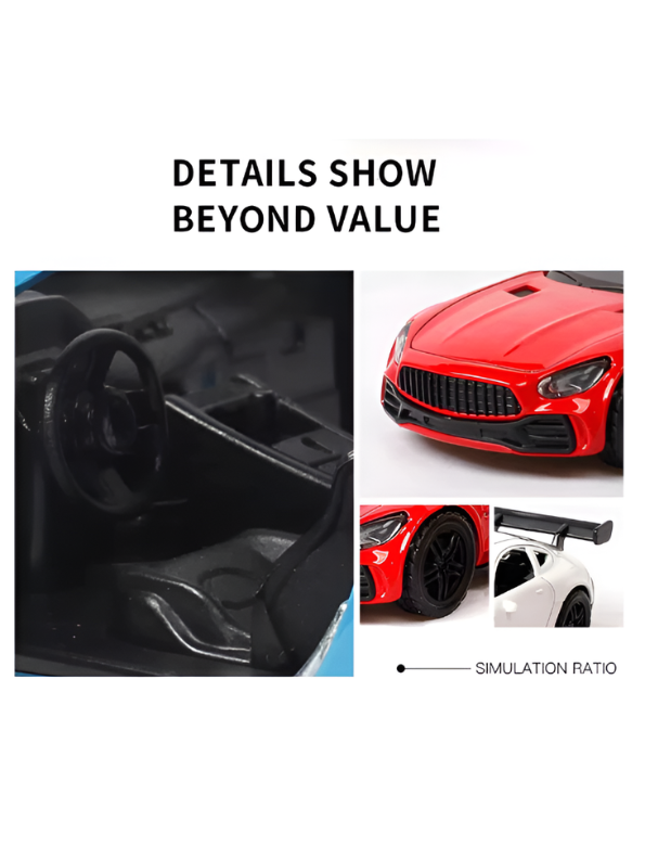 Mercedes-AMG GT3 1:36 Scale Diecast Car Red LMI13617.