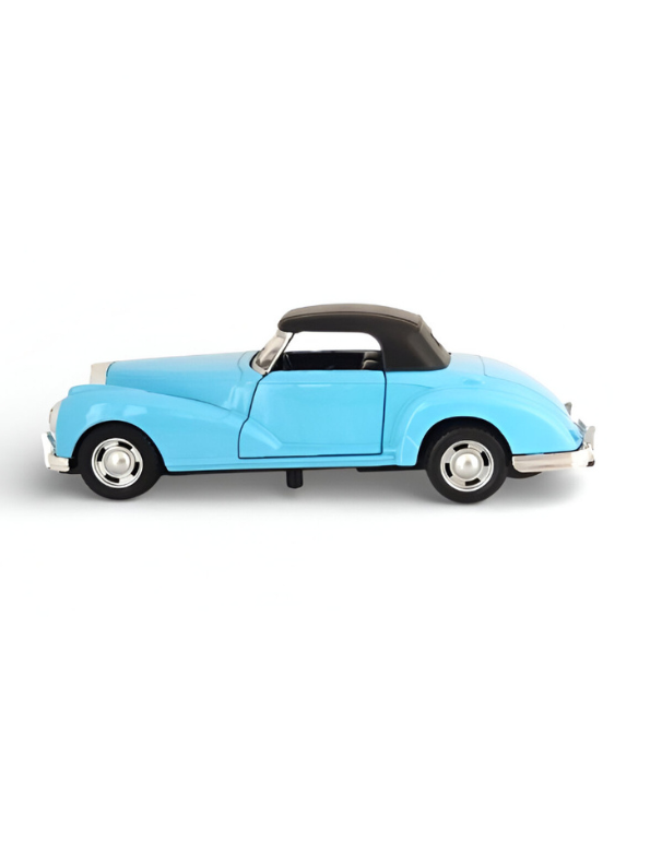 Mercedes-Benz 300S Cabriolet 1:32 Scale Diecast Model Car – Classic Luxury Vintage Collectible Replica Blue TV6530.