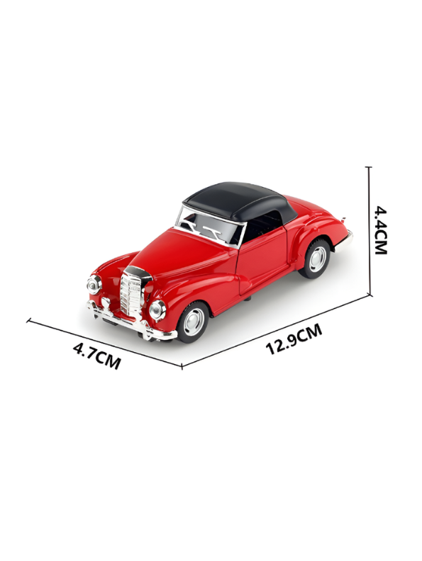 Mercedes-Benz 300S Cabriolet 1:32 Scale Diecast Model Car – Classic Luxury Vintage Collectible Replica TV6530.