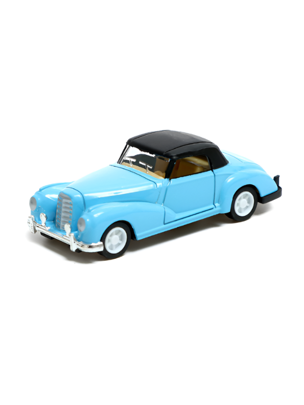 Mercedes-Benz 300S Cabriolet 1:32 Scale Diecast Model Car – Classic Luxury Vintage Collectible Replica Blue TV6530.
