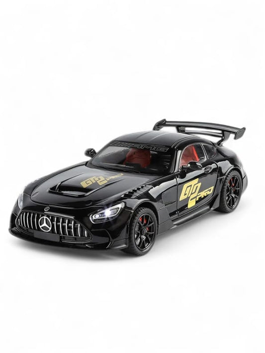 Mercedes-Benz AMG GT 1:24 Scale Diecast Metal Model Car – Black (MD-N-24)