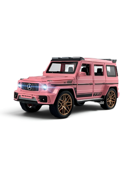 Mercedes-Benz G-Class G63 AMG Diecast Car 1:24 Scale Pink LMI15058.