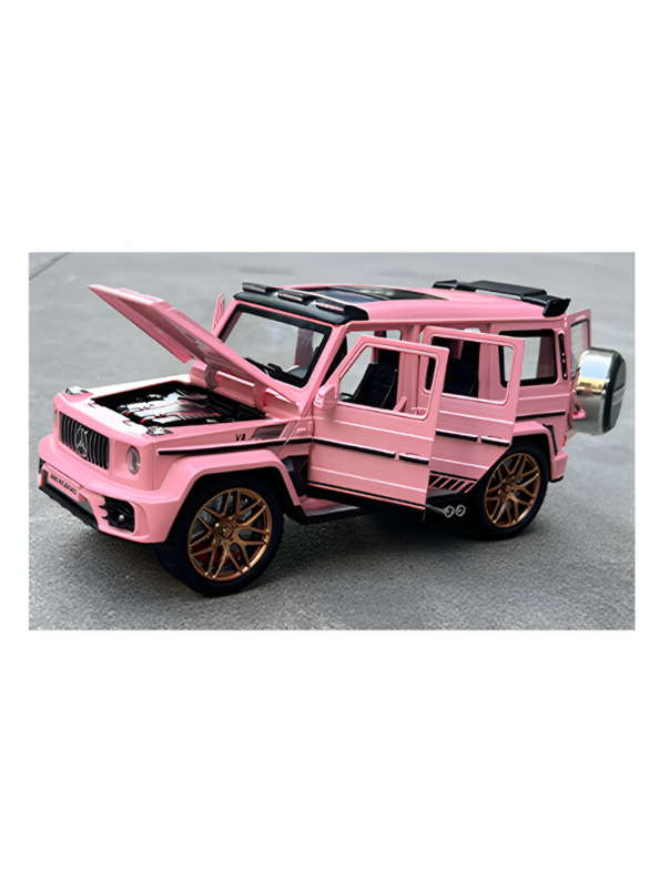 Mercedes-Benz G-Class G63 AMG Diecast Car 1:24 Scale Pink LMI15058.