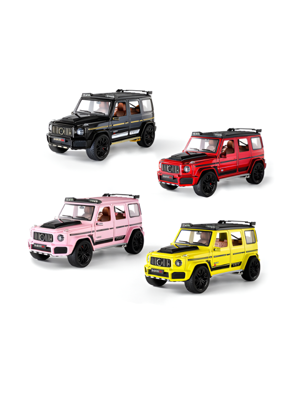 Mercedes-Benz G-Wagon Diecast SUV Model Car 1:18 Scale Collectible Car Black TV4744.