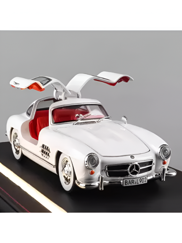 Mercedes Benz 300 SL Gullwing Metal Diecast Car for Kids Scale TV5955.