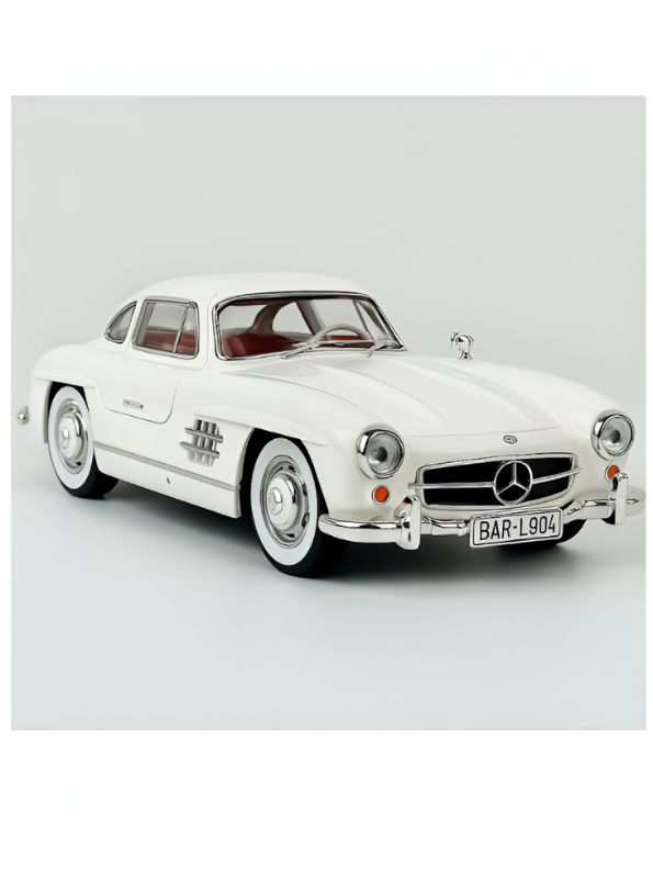 Mercedes Benz 300 SL Gullwing Metal Diecast Car for Kids Scale TV5955.