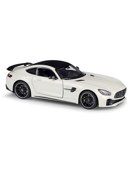 Mercedes Benz AMG GT Road Racing Metal Model Diecast Car - White (L12-107) - Toyloft