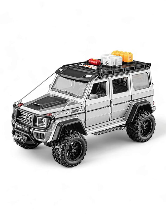 Mercedes Benz G550 Metal Model Diecast Car 1:24 - Grey (J-P) - Toyloft