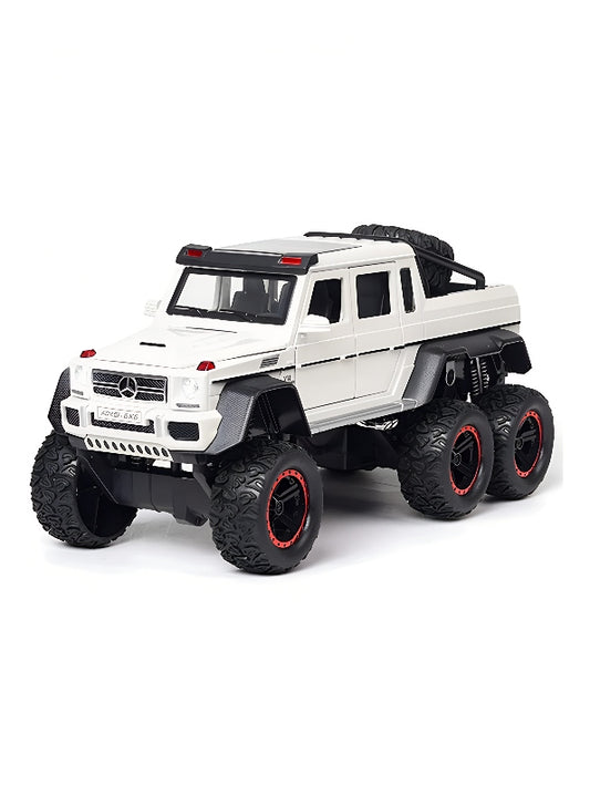 Mercedes Benz G63 6x6 Metal Model Diecast Car - White Scale 1:22 (T-M-15) - Toyloft