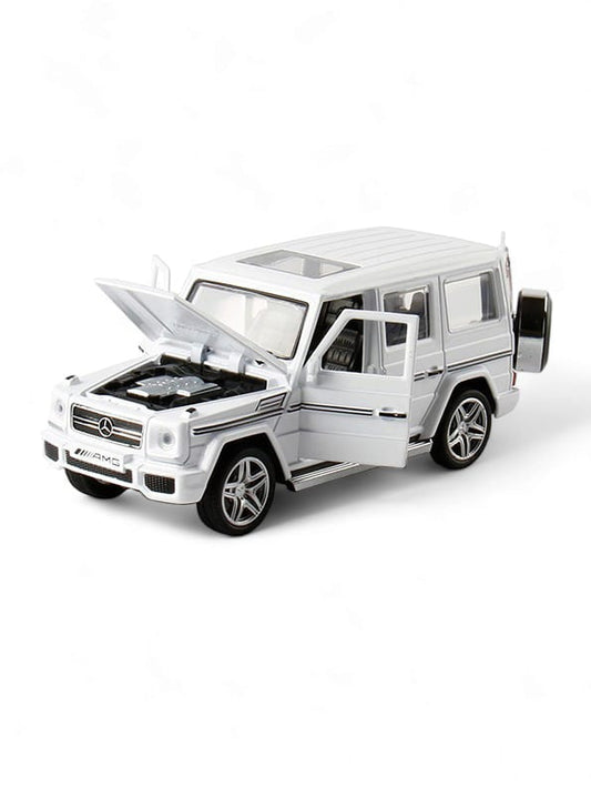 Mercedes Benz G63 Metal Model Diecast Car - White Scale 1:32 (MD-17) - Toyloft