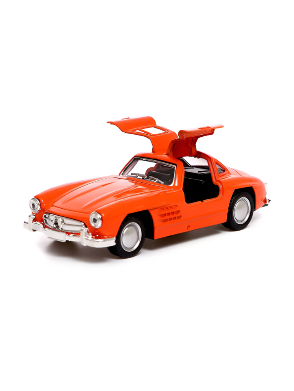 Orange - Mercedes Benz 300 SL Gullwing Metal Diecast Car Scale 1:36 TV5955.