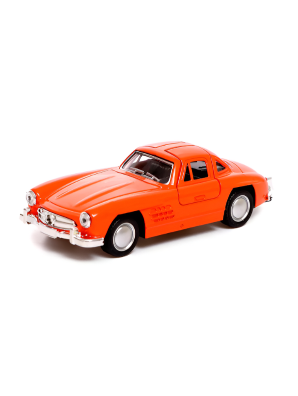Orange - Mercedes Benz 300 SL Gullwing Metal Diecast Car Scale 1:36 TV5955.