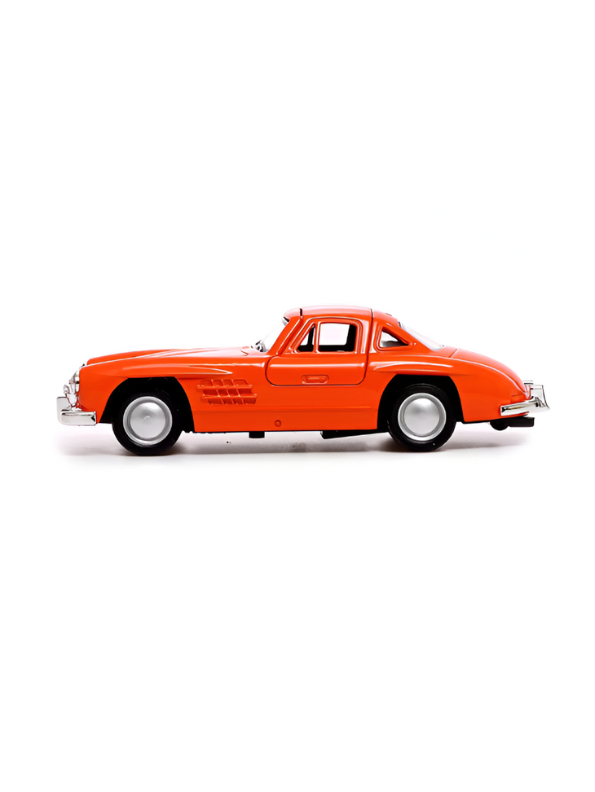 Orange - Mercedes Benz 300 SL Gullwing Metal Diecast Car Scale 1:36 TV5955.