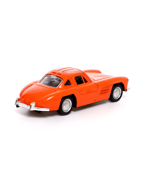Orange - Mercedes Benz 300 SL Gullwing Metal Diecast Car Scale 1:36 TV5955.