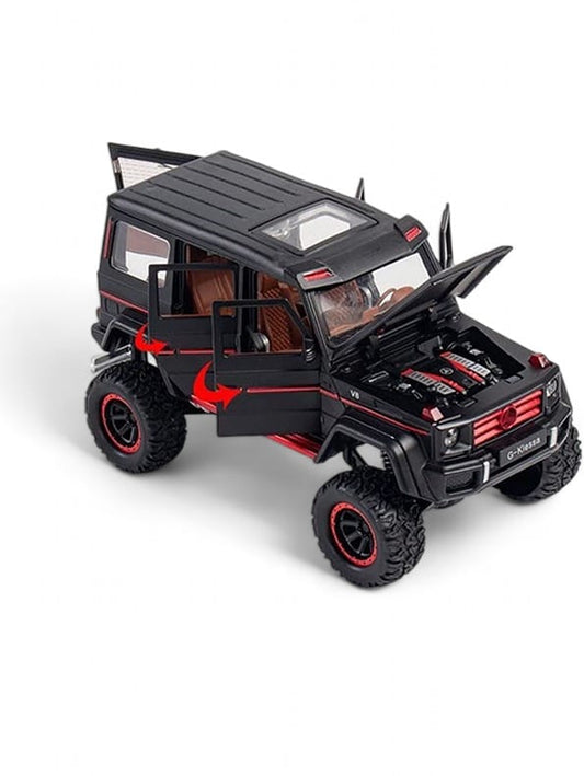 Mercedes Benz G-Class 4х4 Metal Diecast Car - Scale 1:32 - Black (TV-AG-24) - Toyloft