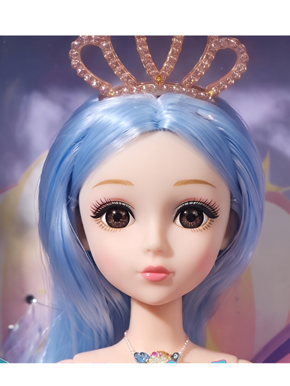 Mariah Fairy Mermaid Princess Fashion Doll - Pastel Rainbow Toy Gift for Kids NX13133