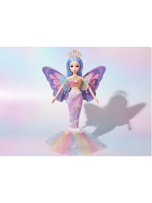 Mariah Fairy Mermaid Princess Fashion Doll - Pastel Rainbow Toy Gift for Kids NX13133