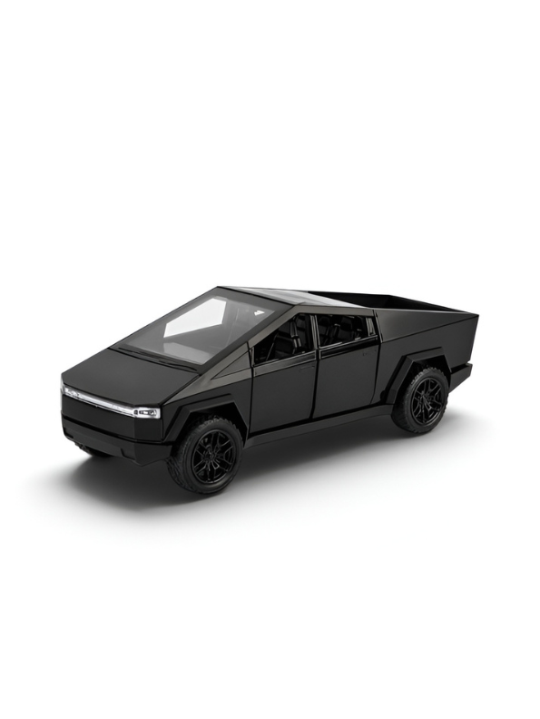 Metal Cyber Pickup Truck Toy – Friction Powered Pull-Back Alloy Car Model with Realistic Details LMI15425