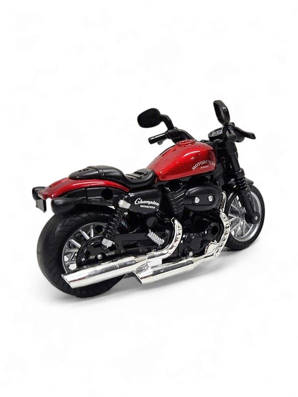 Motorbike Metal Diecast Model - Red (MD-18)