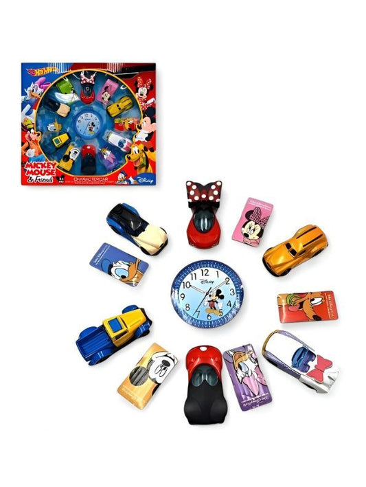 Mickey Mouse Theme 6-Pack  Cars Set – Fun Die-Cast Toy Vehicles for Kids.