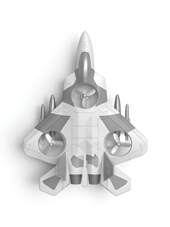 Pack Of 3 Tactical Fighter Jet Diecast Model Toy Airplane – Camouflage Toy For Kids LMI15528