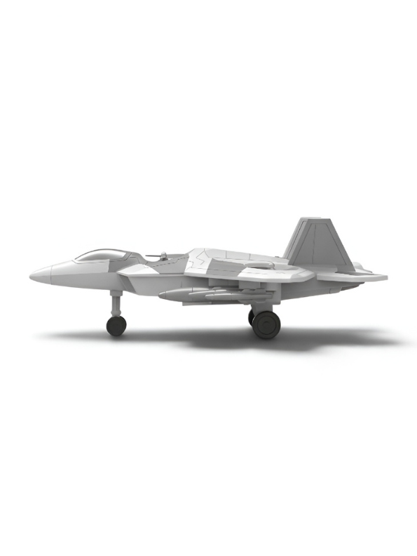 Tactical Fighter Jet Diecast Model Toy Airplane – Grey Camouflage Toy For Kids LMI15528