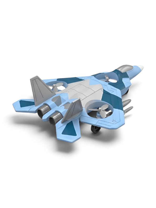 Tactical Fighter Jet Diecast Model Toy Airplane – Camouflage Toy For Kids LMI15528